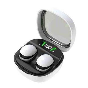 Mini Sleep TWS Earphones Noise Reduction Wireless Bluetooth Earbuds With Square Compartment(White)