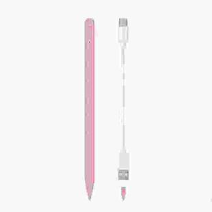Fast Charge+Touch Switch+Bluetooth Function Anti-false Touch Capacitive Pen for iPad 2018 or Later(Pink)