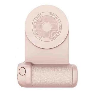 Camera Shape Bluetooth Magnetic Rotating Photo Handle Desktop Stand, Color: Pink Upgraded Model