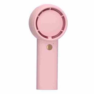 Mini Turbo Handheld Electrical Fan Portable USB Rechargeable Small Fan(Pink)