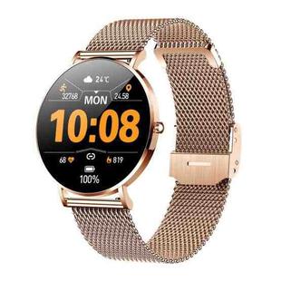 T8 1.3-inch Heart Rate/Blood Pressure/Blood Oxygen Monitoring Bluetooth Smart Watch, Color: Gold