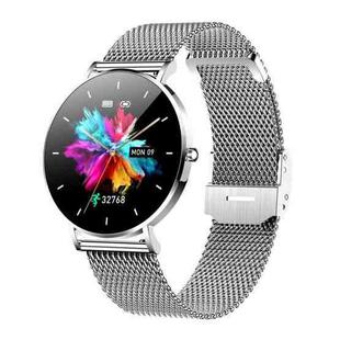 T8 1.3-inch Heart Rate/Blood Pressure/Blood Oxygen Monitoring Bluetooth Smart Watch, Color: Silver
