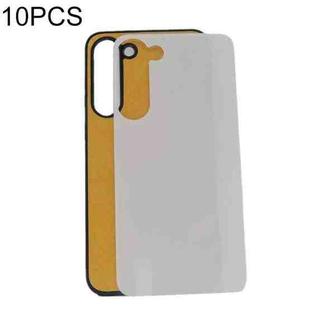 For Samsung Galaxy S23 Plus 10PCS Thermal Transfer Glass Phone Case(Black)