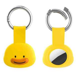 ICARER FAMILY For Airtag Pet Tracker Protective Case Cartoon Cute Locator Protector(Yellow)