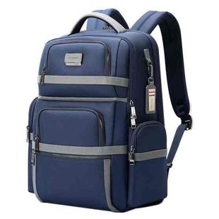 Bopai 61-121601 Large Capacity Waterproof Business Laptop Backpack With USB+Type-C Port(Blue)