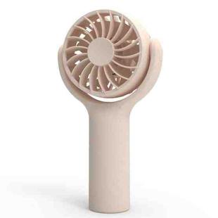 Mini Handheld Small Fan Rechargeable Mute Desktop Portable Fan(Pink)