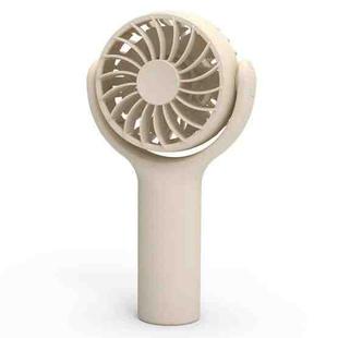 Mini Handheld Small Fan Rechargeable Mute Desktop Portable Fan(Khaki)