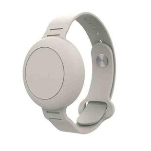For Airtag Watch Strap Locator Silicone Cover Anti-lost Device Waterproof Protective Case(Starlight)