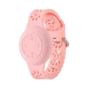 For Airtag Cat Claw Watch Strap Positioner Protective Cover Anti-lost Device Waterproof Case(Pink)
