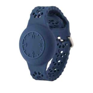 For Airtag Cat Claw Watch Strap Positioner Protective Cover Anti-lost Device Waterproof Case(Deep Blue)