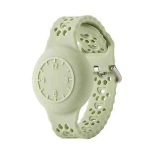 For Airtag Cat Claw Watch Strap Positioner Protective Cover Anti-lost Device Waterproof Case(Avocado Green)