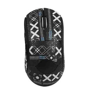 For Logitech GPW 2-Generation Mouse Anti-Slip Stickers Absorb Sweat Paste, Color: Black Print Fully Surround