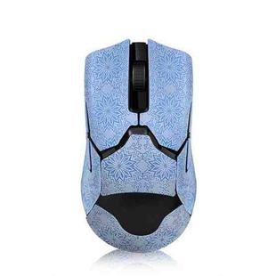 Snowflake Pattern Anti-slip Mouse Stickers For Razer Viper Ultimate Blue Full Surround