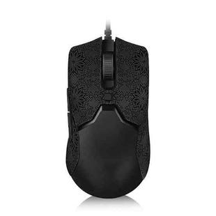 Snowflake Pattern Anti-slip Mouse Stickers For Razer Viper Mini Black Half Surround