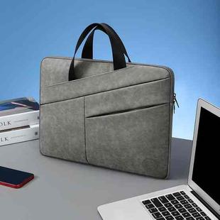 BUBM Portable Computer Bag Notebook Business Travel Bag, Size: 15 inch(Dark Gray)