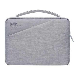 BUBM Digital Storage Package Large Capacity U Disk Bank Card Headset Digital Accessories Bag(Light Grey)