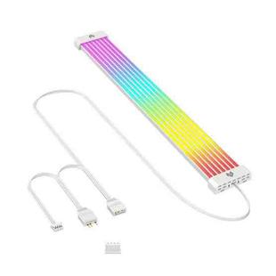 AOSOR AL300 Computer Glow Line ARGB Neon Cable Motherboard Chassis Light Strip Light Board Decoration(White)
