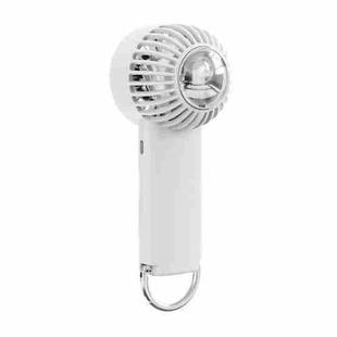 Outdoor Handheld Ice Air Conditioning Fan Astronaut Night Light Semiconductor Cooling Fan(White)