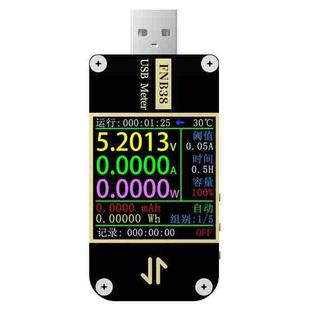 FNIRSI FNB38 USB Voltage And Current Meter Capacity Fast Charging Protocol Tester(Black)