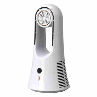 Home Desktop USB Charging Digital Display Portable Bladeless Aromatherapy Fan, Color: White