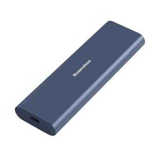 Blueendless M2815SN M.2 Dual Protocol Type-C 3.1 Mobile Hard Disk Box Laptop External SSD(Blue)