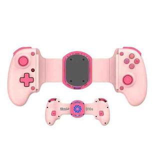 BSP-D10S Wireless Stretch Game Controller With Heat Dissipation Fan for Switch / Android / IOS / PC / PS3 / PS4(Pink)