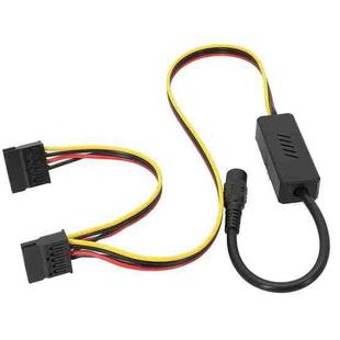 Adapter DC 5.5 x 2.5mm To Hard Disk Power Supply Cable, Model: One To Two SATA