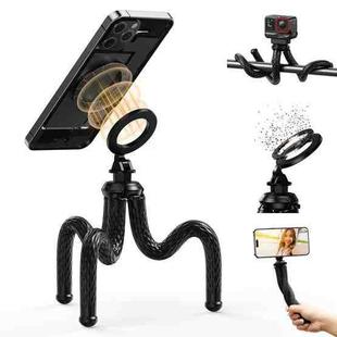 TELESIN P3-FM-02 Flexible Magnetic Suction Mobile Phone Tripod Magsafe Octopus Desktop Fixed Bracket