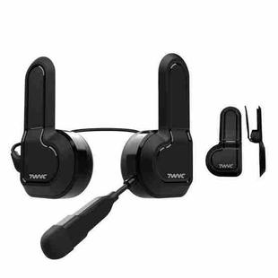 TWVC Motorcycle Bluetooth Headset Wireless Stereo Moto Helmet Headphones With Thick Clip Base