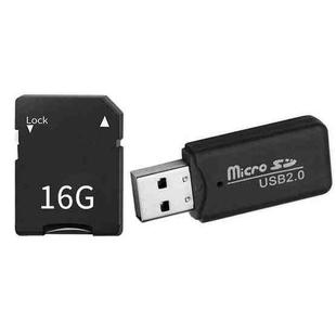 CCD Digital Camera Memory Card + Card Reader(16G)