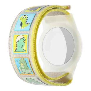 For AirTag Protective Case Children Watchband Anti-lost Locator Waterproof Wristband Bracel(Dinosaur)