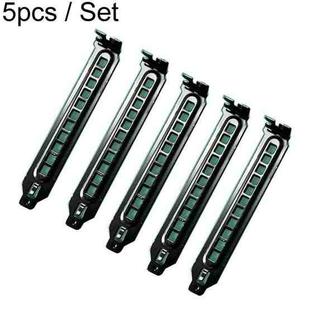 5pcs / Set Desktop Computer Chassis Block Case PCI Dust Protection Board(With Hole)