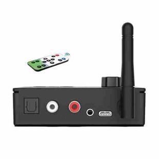 Bluetooth 5.4 Receiver Digital To Analog Card U Disk Converter Adapter With Remote Control(Fiber Optic Conversion)