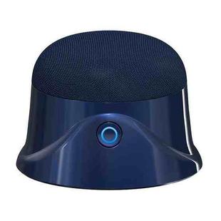 Magnetic Wireless Bluetooth Speaker Subwoofer Mini Portable TWS Mobile Phone Speaker(Navy Blue)