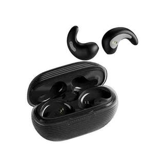 OWS Sleep Bluetooth Earphones With Charging Compartment, Color: Black Wih Silicone Case