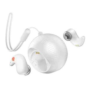 In-Ear Small Coconut Ball Stereo Bluetooth Earphones With Charging Compartment(White)