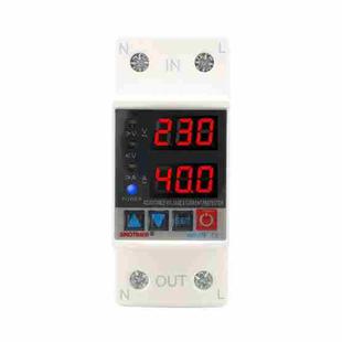  SINOTIMER SVP-718 40A Adjustable Self-resetting Intelligent Over-voltage and Under-voltage Protector 220V AC