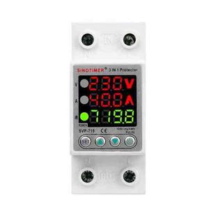  SINOTIMER SVP-719 40A_N Over Under Voltage Protector Electricity Usage Monitor Power Voltmeter