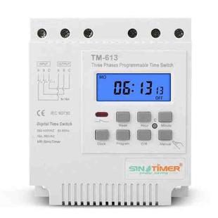 SINOTIMER TM613 380V 16A Three-Phase Programmable Time Switch With Backlight