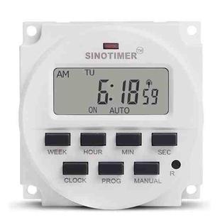 SINOTIMER TM618SH  1 Second Interval Digital LCD Timer Switch Programmable Time Relay 24V