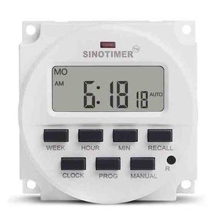  SINOTIMER TM618N-2 220V 7 Days Weekly Programmable Digital Electronic Timer Switch