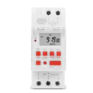  SINOTIMER TM919BK 85-265V AC 30A Programmable Digital Timer Switch Automatic Cycle Timing Controller