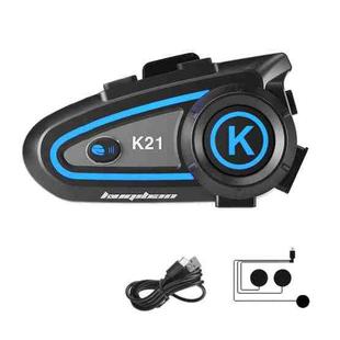 KUQIBAO Motorcycle Helmet Long-lasting Waterproof Bluetooth Headset with Light(Soft Microphone)