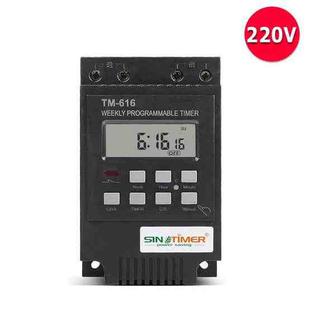 SINOTIMER TM616B-2 220V 30A Weekly Programmable Digital Timer Switch Relay Control