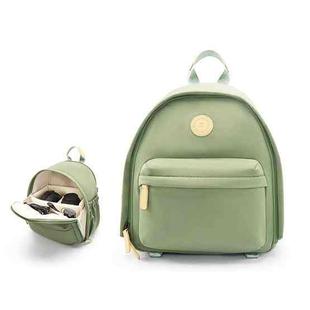 Cwatcun D125 Small Shoulder Camera Bag Casual Commuter DSLR Backpack(Green)