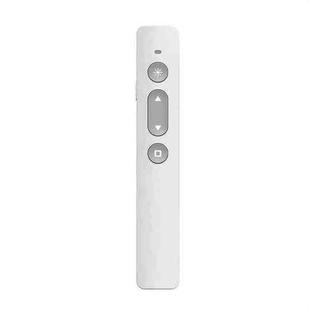 B1 Multimedia Infrared Laser Pointer Teaching Business Wireless PPT Page Turning Pen(White)