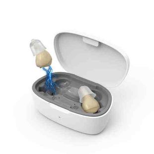Z-68 In-ear TWS Invisible Hearing Aid Digital Sound Amplifier with Charging Box(Skin Color)