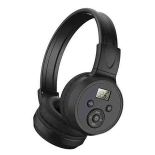 F4 Digital Display Automatic Scanning Foldable FM Radio Headphone, Spec: Charging Version