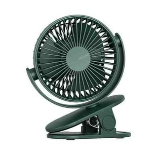 JisuLife FA29A Clip Desktop Mini Fan Portable USB Rechargeable Fan(Dark Green)