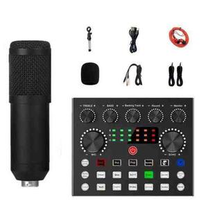 V8S Audio Mixer Live Voice Changer External Sound Card, Color: Black Triangle Set